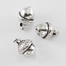 Кулон Желудь, Металл, Цвет: Античное Серебро, Размер: 15.5x10.5мм, Отверстие 2мм, (УТ100008925)