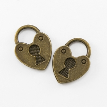 Кулон Замок, Металл, Цвет: Бронза, Размер: 22х16мм, (УТ100008700)