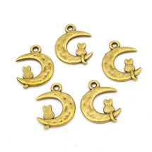 Кулон Полумесяц, Металл, Цвет: Бронза, Размер: 21х17мм, (УТ100008704)