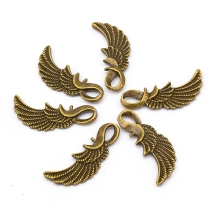 Кулон Крыло, Металл, Цвет: Бронза, Размер: 32x15мм, (УТ100008769)