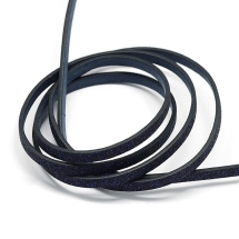 Шнур Искусственная Кожа, Цвет: Полуночно-синий, Размер: 5х2мм, около 1.2м/шт, (УТ100009093)