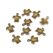 Кулон Черепаха, Металл, Цвет: Бронза, Размер: 15х12мм, (УТ100008817)
