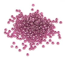 Бісер 18996 Чеський Preciosa 10/0, Солгель Металік CSM, Рожевий, Круглий, (УТ100010679)
