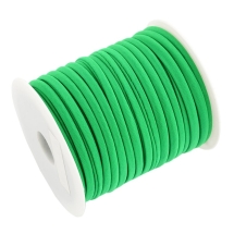 Шнур Нейлоновый Эластичный, Цвет: Зеленый, Размер: 5x3мм, (УТ100009747)