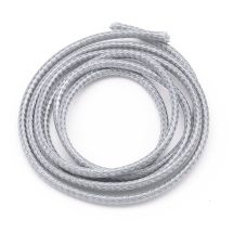 Шнур Корея Вощеный Полиэстер для плетения, Макраме и бижутерии, Серый, 3мм, (УТ100009642)