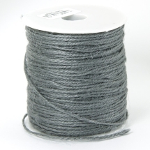 Мотузка Декоративна, Джутовий Прядив'яний Шнур, Колір: Світло-сірий, Розмір: 2мм, (УТ100009750)