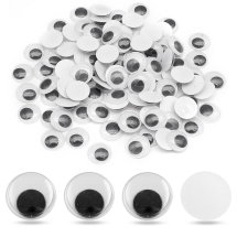 Глазки Живые для Скрапбукинга и Игрушек Круглые, Черные, 13х3мм, (УТ100009533)