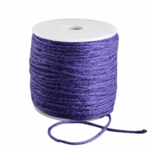 Бечевка Декоративная, Джутовый Пеньковый Шнур, Цвет: Лиловый, Размер: 2мм, (УТ100009761)