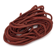 Шнур Паракорд Полиэстер и Спандекс 7-ми жильный Полосатый, Цвет: Кирпичный, Размер: 4мм, (УТ100009128)