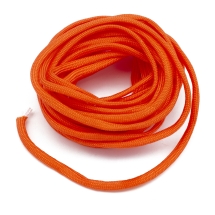 Шнур Паракорд Полиэстер и Спандекс 7-ми жильный, Темно-оранжевый, 4-5мм, (УТ100009932)