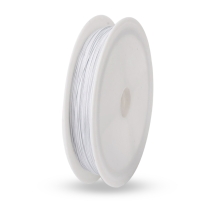 Тросик Ювелирный Ланка Нержавеющая Сталь, Белый, 0.38мм, около 50м/катушка, (УТ100009177)