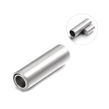 Застежка Магнитная Нержавеющая Сталь Колонка, 15х5мм, Отверстие 3мм, (УТ100011247)