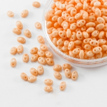 Бисер Preciosa Twin 03184, Мел Цветной, Размер: 2,5х5мм, Цвет: Оранжевый (УТ0027107)