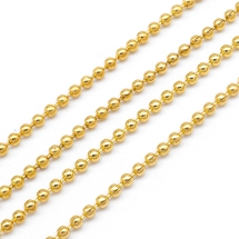 Цепь Плетение Перлина Железная, Золото, Звено 1.5мм, (УТ100012317)