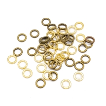 Колечки Одинарные Неразъемные, Сплав, Цвет: Микс, Размер: 7х1мм, Внутренний Диаметр 5мм, (УТ100012482)