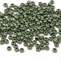 Бисер 28986 Чешский Preciosa 10/0, Травертин T, Зеленый, Круглый, (УТ100012558)