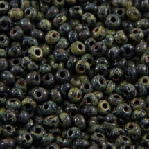 Бисер 29980 Чешский Preciosa 10/0, Бисер Preciosa 9/0 цв. 29980, Травертин T, Серый, Круглый, (УТ100012560)