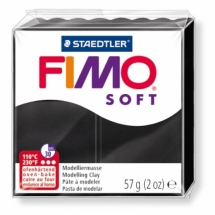 Полимерная Глина, FIMO Soft, Черный №9 (57г), (УТ100013527)
