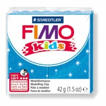 Полімерна Глина, FIMO Kids, №312 (42г), Колір: Блискучий Синій, (УТ100013585)
