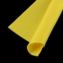 Фетр, Поліестер, Колір: Жовтий, Розмір: 298 ~ 300x198 ~ 200x2мм, 1шт (УТ100013911)