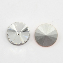 Стразы Стеклянные Конус, с Покрытием Задней Стороны, Цвет: Кристалл, Размер: 14x7мм, (УТ100013764)