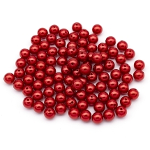 Жемчуг Бусины Акриловые, Глянцевые, Круглые, Цвет: Коричневый, Диаметр 10мм, Отв 2мм, около 105шт/50г, (УТ100014362)