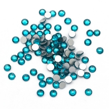 Стеклянные Стразы - Кабошоны, Граненые, Класс А, Плоские Круглые, Цвет: Голубой Цирконий, Размер: 3~3.2мм, (УТ100014527)