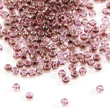 Бісер 48095 Чеський Preciosa 10/0, Прозорий блискучий TS, Коричневий, Круглий, (УТ100015245)