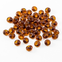 Бісер Preciosa DROPS 2/0 кол. 10140, Прозорий NT, Колір: Коричневий (УТ100015386)
