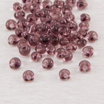 Бісер Preciosa DROPS 2/0 кол. 20010, Прозорий NT, Колір: Бузковий (УТ100015387)