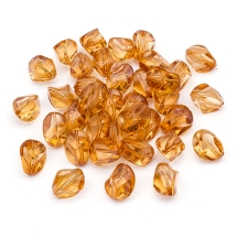 Бусины Акриловые Фигурные, Цвет: Бежевый, Размер: 17x14x14мм, Отверстие 1мм, около 34шт/50г, (УТ100015391)