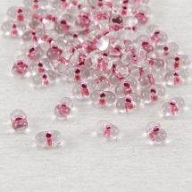 Бисер Preciosa FARFALLE 68298, Прозрачный Окраска из Середины CTC, Размер 3.2x6.5мм, Цвет: Розовый (УТ100015449)