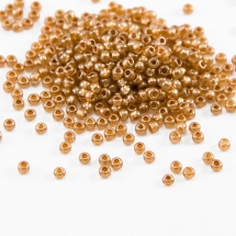 Бисер 18983 Чешский Preciosa 10/0, Солгель Металлик CSM, Золотой, Круглый, (УТ100015551)