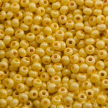 Бисер 83111 Чешский Preciosa 10/0, Естественный непрозрачный NO, Желтый, Круглый, (УТ100015560)