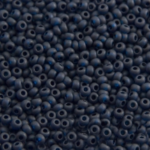 Бисер 60100 Чешский Preciosa 10/0, Прозрачный Матовый TM, Синий, Круглый, Отв Круглое, (УТ100015566)