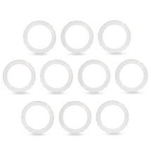 Коннектор Акрил Кольцо, Прозрачный, с Глиттером, Цвет: Бесцветный, Размер: 36x5мм, Отверстие 27мм (УТ100015576)