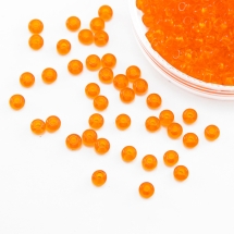 Бісер 90000 Чеський Preciosa 6/0, Прозорий NT, Помаранчевий, Круглий, (УТ100015861)