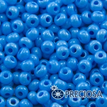 Бісер 16336 Чеський Preciosa 6/0, Солгель Пофарбований SDC, Блакитний, Круглий, (УТ100015879)