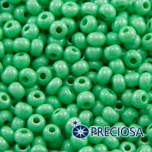 Бисер 16356 Чешский Preciosa 6/0, Солгель Окрашенный SDC, Зеленый, Круглый, (УТ100015880)