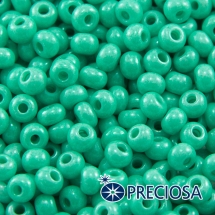 Бисер 16358 Чешский Preciosa 6/0, Солгель Окрашенный SDC, Зеленый, Круглый, (УТ100015881)