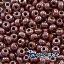 Бісер 18600 Чеський Preciosa 6/0, Непрозорий Райдужний OL, Коричневий, Круглий, (УТ100015886)