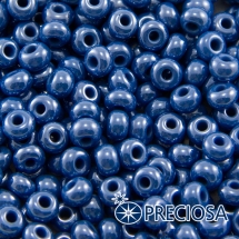 Бісер 38210 Чеський Preciosa 6/0, Непрозорий Райдужний OL, Синій, Круглий, (УТ100015892)