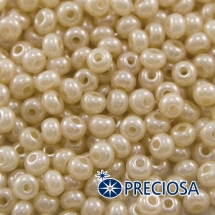 Бісер 46112 Чеський Preciosa 6/0, Перлинний S, Бежевий, Круглий, (УТ100015912)