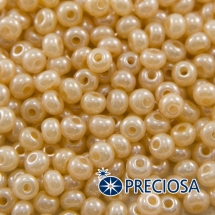 Бисер 47115 Чешский Preciosa 6/0, Жемчужный S, Бежевый, Круглый, (УТ100015915)