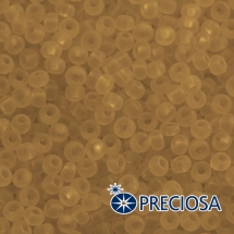 Бісер 10050 Чеський Preciosa 6/0, Прозорий матовий TM, Коричневий, Круглий, (УТ100015940)