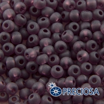 Бисер 20060 Чешский Preciosa 6/0, Прозрачный матовый TM, Фиолетовый, Круглый, (УТ100015941)