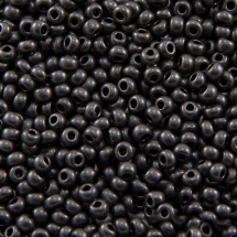 Бисер 28918 Чешский Preciosa 10/0, Непрозрачный блестящий OS, Серый , Круглый, (УТ100015947)