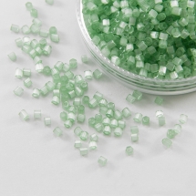 Бисер Рубка 35131/05163/10 Чешский Preciosa, Солгель Окрашенный Сатин SDS, Зеленый, (УТ100016023)