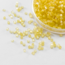 Бисер Рубка 35131/05181/10 Чешский Preciosa, Солгель Окрашенный Сатин SDS, Желтый, (УТ100016024)