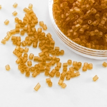 Бісер Рубка 35134/10070/10 Чеський Preciosa, Прозорий матовий TM, Помаранчевий, (УТ100016035)